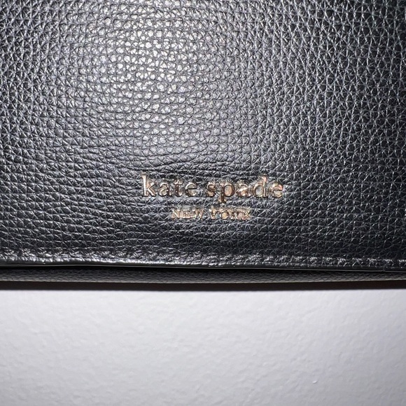 KATE SPADE small black bag with gold chain - Picture 7 of 11